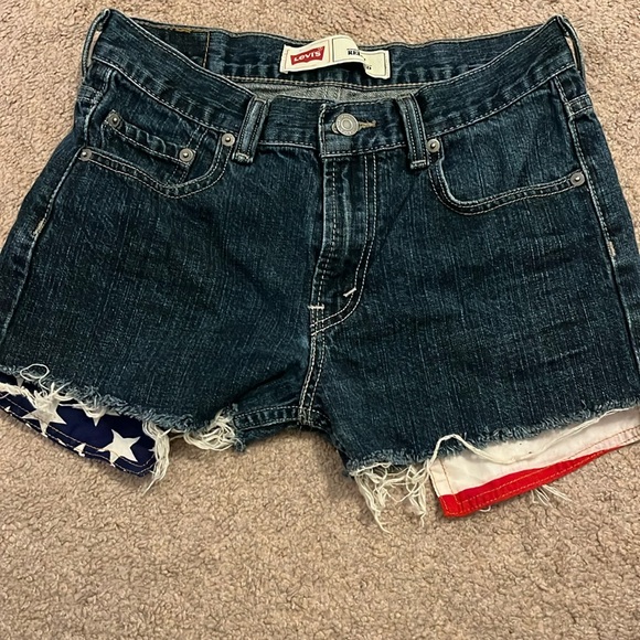 Custom American flag Levi’s - Picture 1 of 3